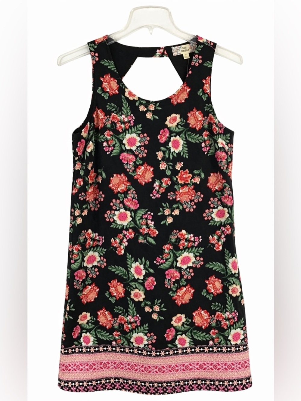 Pink Republic Shift Dress Juniors Small Sleeveless Keyhole Back Lightweight
